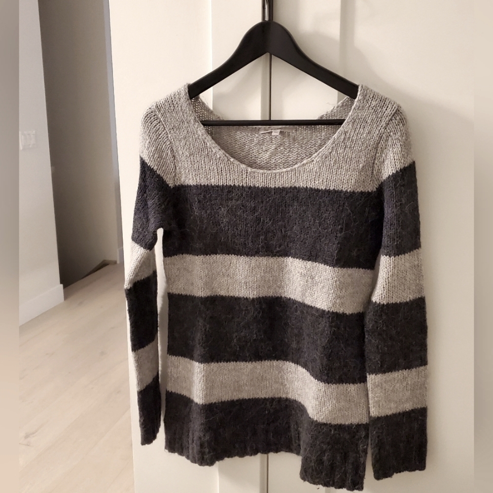 GAP -Grey Alpaca& Acrylic sweater/soft sz XS oversized